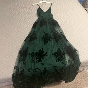 Green Floral Dress